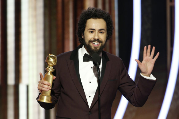 Ramy Youssef won the Golden Globe for best actor in a TV series, comedy or musical. He humbly acknowledged that his win was likely to mystify many of the assembled guests who had likely never heard of him.