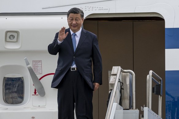 Chinese President Xi Jinping arrives at San Francisco International Airport (SFO) ahead of his high-stakes meeting with US President Joe Biden.
