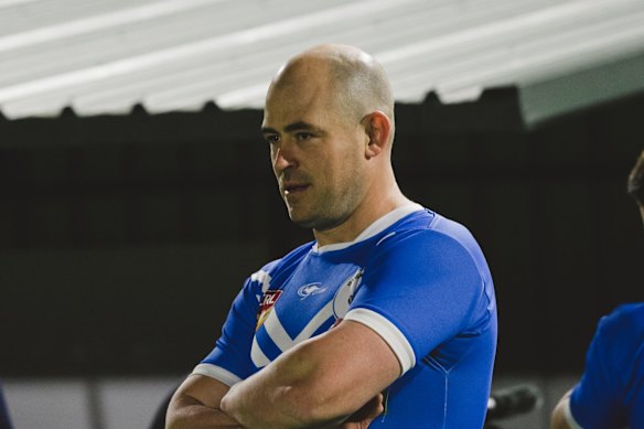 Former Canberra Raiders great and current Townsville Blackhawks coach Terry Campese.