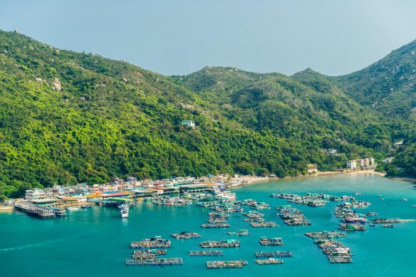 Picnic Bay on Lamma Island.