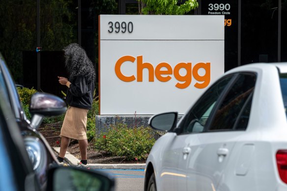 Chegg headquarters in Santa Clara, California.
