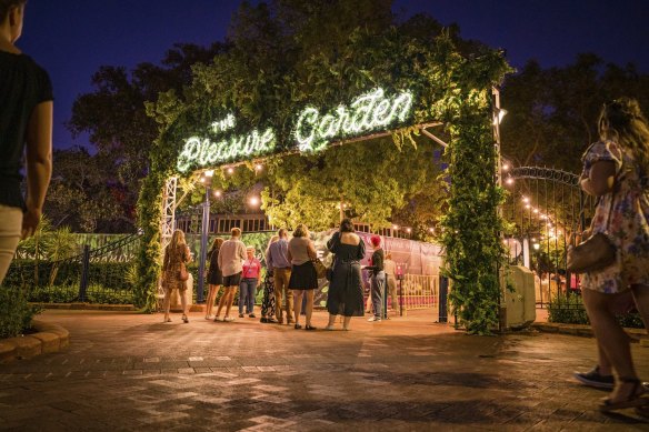 Woodside lost naming rights for the Pleasure Garden festival hub for 2022 after being a sponsor since 2012. 
