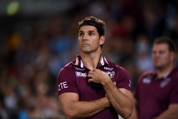 Incoming Bulldogs coach Trent Barrett was behind the idea to bring Hansen to Canterbury.