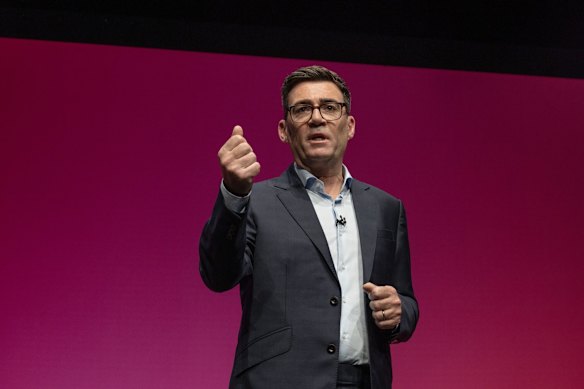 British Prime Minister Andy Burnham. 