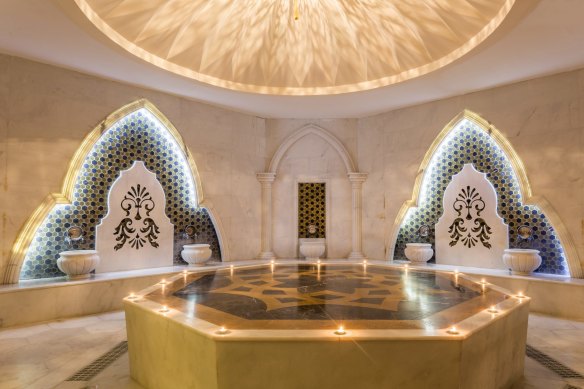 A traditional Turkish bathhouse, called a hammam. 