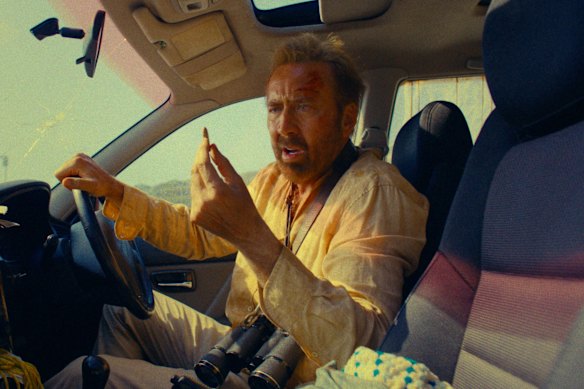 Nicholas Cage in The Surfer, which received much acclaim overseas, but opened in just a handful of cinemas locally.