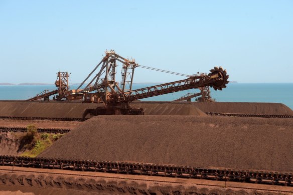 Fortescue’s bumper stock run has also been halted by dwindling metal prices.