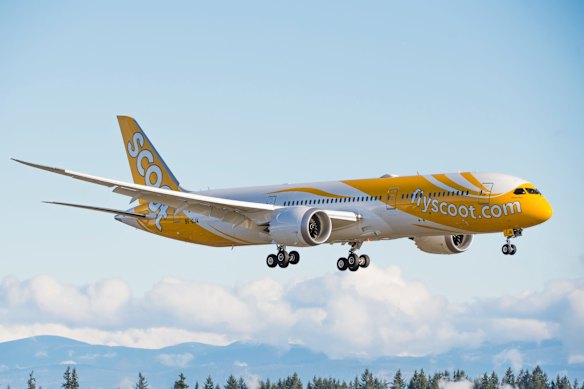 Can you name the country that low-cost carrier Scoot is based in?