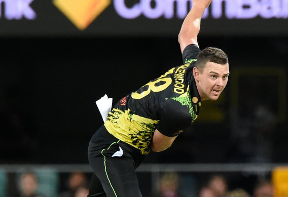Josh Hazlewood currently ranked the leading T20 international bowler in the world.