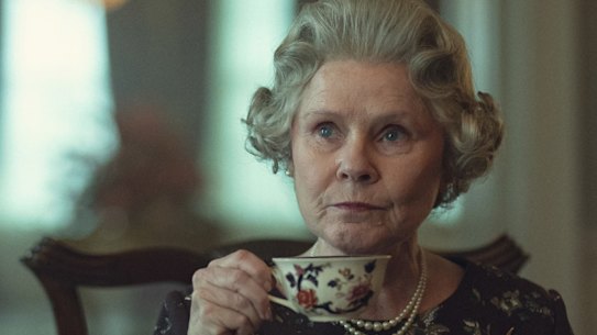 Imelda Staunton in the final season of The Crown.