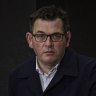 Victorian Premier Daniel Andrews speaks to the media at the daily Covid-19 press conference, 1 Treasury Place, Melbourne.