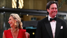 Gil McLachlan with Laura Blythe at his last Brownlow as CEO.