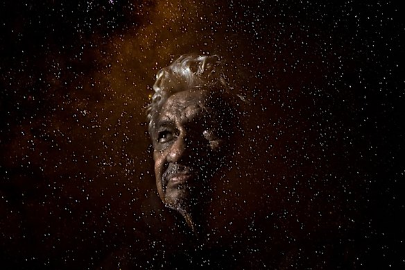 Gunditjmara and Bunganditj man Uncle Johnny Lovett is the son of WWI and WWII veteran Herbert Lovett, who served alongside his four brothers. Authorities allowed him to enlist only because he had enough white blood, but, like many Indigenous soldiers, he was denied equality in peacetime. While land at the former Lake Condah Mission, where Herbert had lived, was carved up and handed to white ex-servicemen, he received nothing. Uncle Johnny has fought for years to win compensation for his father’s loss of opportunity. “I’m never going to give up,” he says. “This has always been our Country ... My father only wanted equality. He served Australia at war, twice, and he was served up nothing but humiliation. Bucketloads and bucketloads of it.”