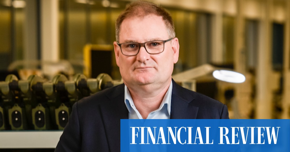 afr.com - Simon Evans - How this former soccer star built a $9b drone giant