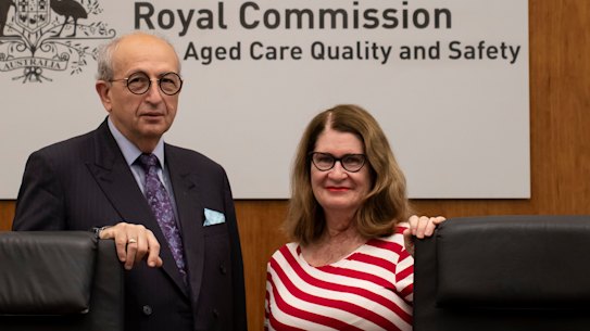 Royal commissioners Tony Pagone, QC, and Lynelle Briggs, are hearing final submissions from counsel today on future recommendations to reform Australia's aged care system. 