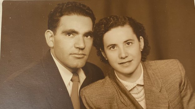 Jack with wife Magdalini.