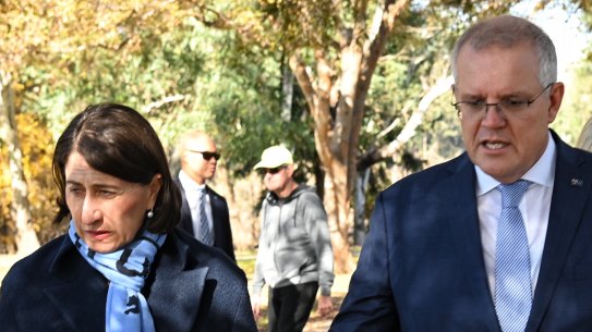 Prime Minister Scott Morrison and former premier Gladys Berejiklian have always maintained publicly that they are friends.