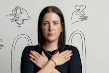 Sali Sasi: “I hope there’s a heaven, but I also think it would be cool to be a ghost.” Illustration by Simon Letch.