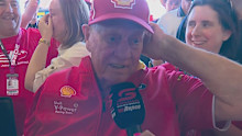 Dick Johnson was in tears.
