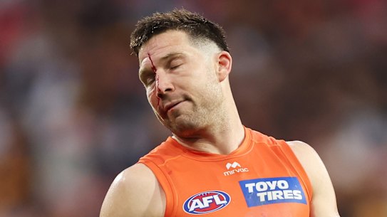 Toby Greene and the Giants fell short against Hawthorn.