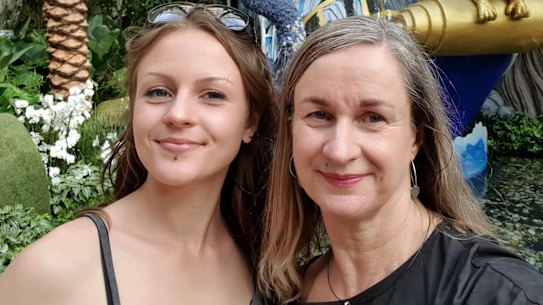 Molly and her mother.