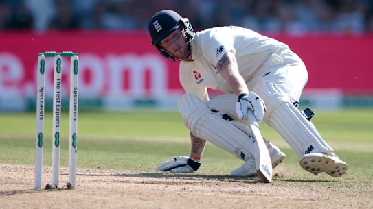 Ben Stokes en route to victory.