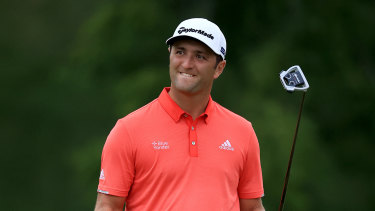 Jon Rahm is making a charge on the final day at Augusta.