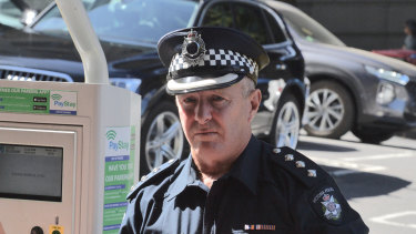 Inspector Trevor Ashton, outside the royal commission this week, was one of the first officers to register Nicola Gobbo as a police informer.