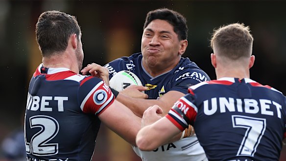 Jason Taumalolo and the Cowboys are vying for second in a tight finals race.