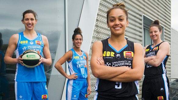 Marianna Tolo, Kia Nurse, Leilani Mitchell and Kelsey Griffin.