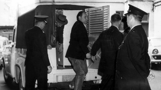 Stephen Leslie Bradley, the man responsible for kidnapping Graeme Thorne, in police custody, December 6, 1960.