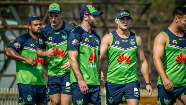 The Raiders have been forced to relocate to Queensland for pre-season training.