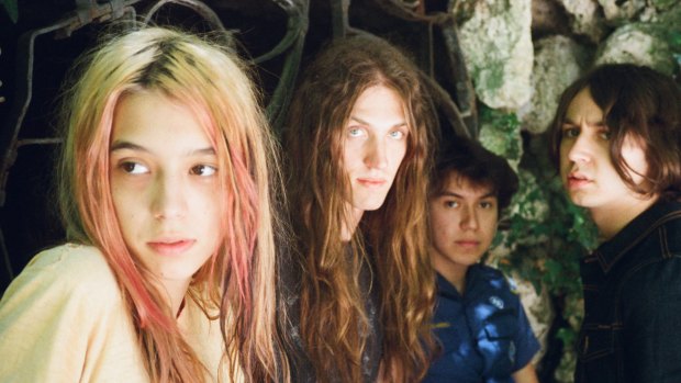 Starcrawler (left to right) are Arrow de Wilde, Austin Smith, Tim Franco and Henri Cash.