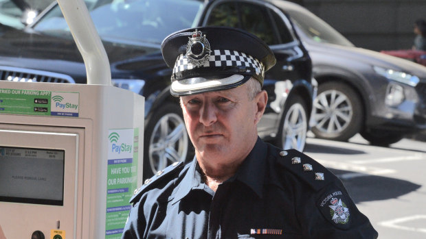 Inspector Trevor Ashton, outside the royal commission this week, was one of the first officers to register Nicola Gobbo as a police informer.