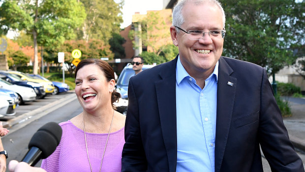 Prime Minister Scott Morrison, arriving for church on Sunday with wife Jenny, has enhanced his authority in the party.