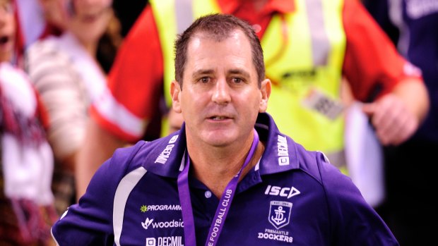 Ross Lyon has been sacked from Fremantle after four poor seasons and an internal review.