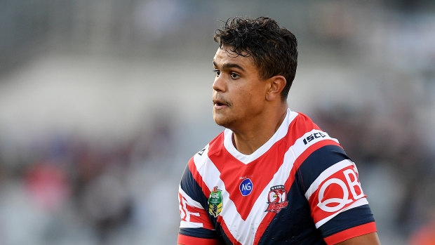 Harsh lesson: Latrell Mitchell is doing his best to learn by example.
