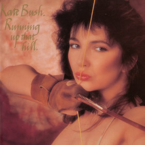The album cover of Kate Bush’s 1985 hit Running Up That Hill.