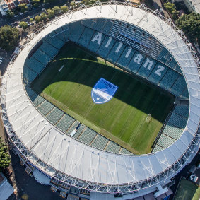Allianz Stadium at Moore Park will be knocked down and rebuilt. 
