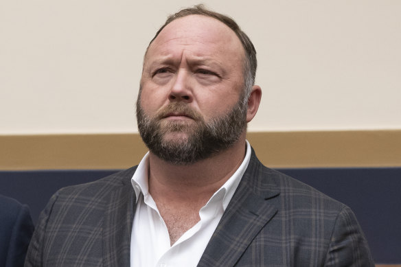 Radio show host and conspiracy theorist Alex Jones.