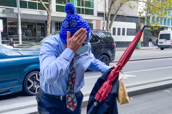 Mark Gray outside the Supreme Court earlier this year.