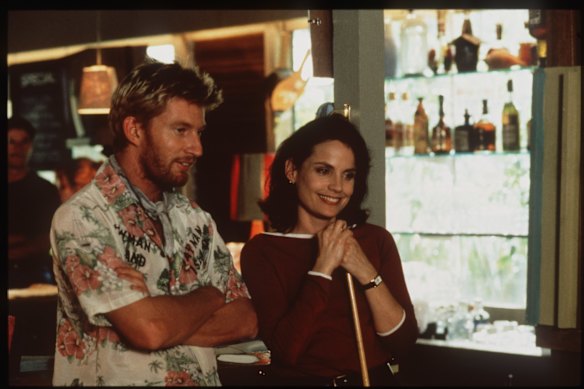 Wenham as Diver Dan with Sigrid Thornton as Laura in SeaChange. He never expected to be playing love interests. 