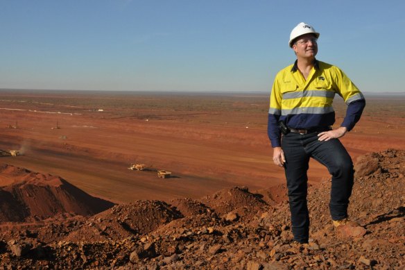 Nev Power during his time at Fortescue Metals Group.