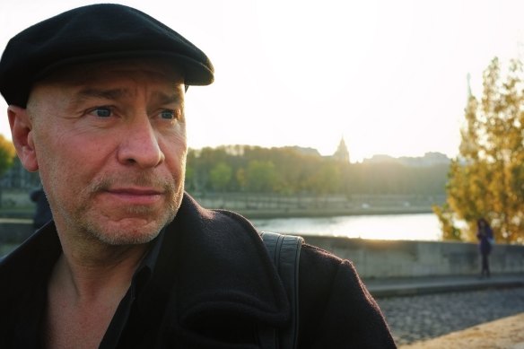 Matt Johnson in London in 2018, the year his father died.