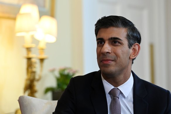 British Prime Minister Rishi Sunak, pictured on March 23, is in the firing line of Johnson’s supporters.
