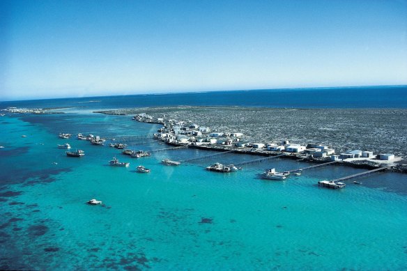 Houtman Abrolhos islands off Geraldton in Western Australia.