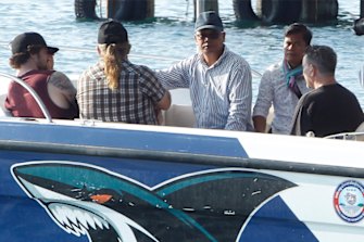 Family members travelled to Cambodia to search for Ms Bambridge, and headed out on a speedboat earlier in the week to search for her.