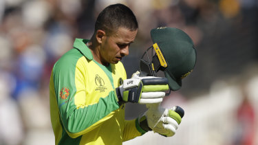 Usman Khawaja enjoyed his best innings of the tournament.