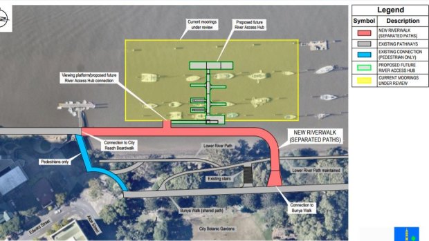 The path is designed to complement the council’s plans for a new river access hub along the riverwalk. 
