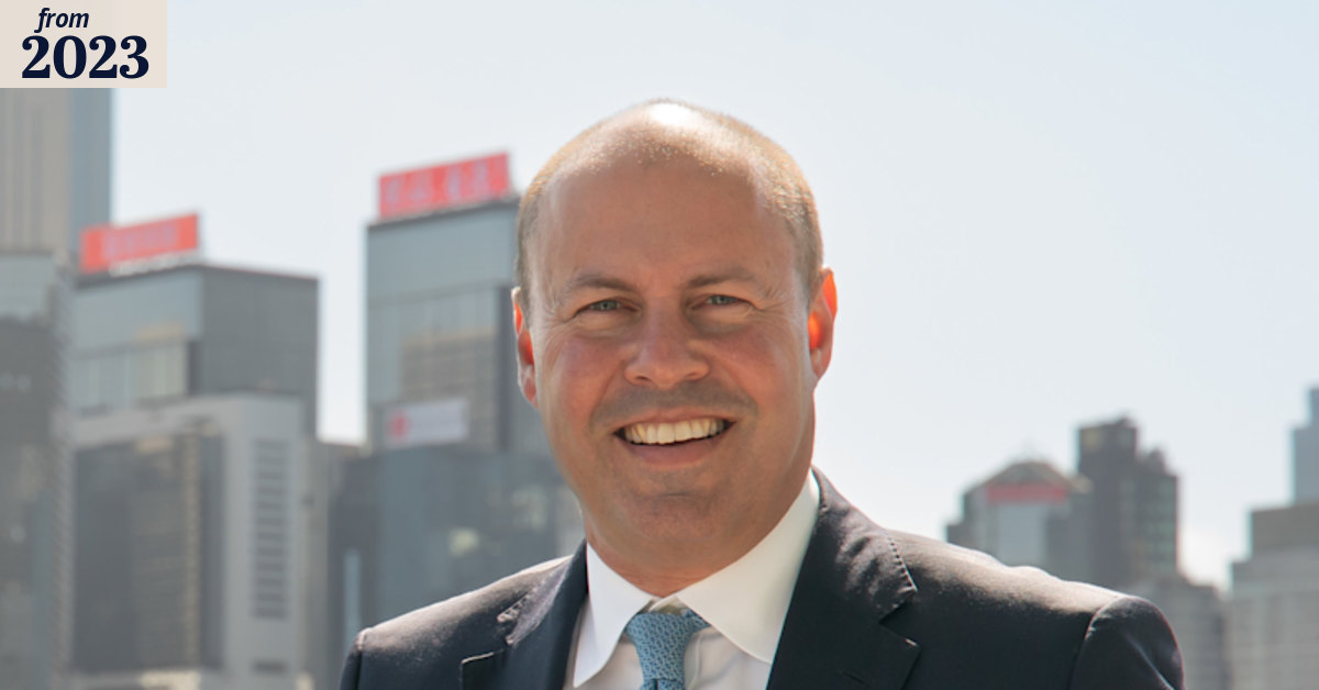 Former “future prime minister” turned investment banker Josh Frydenberg ...